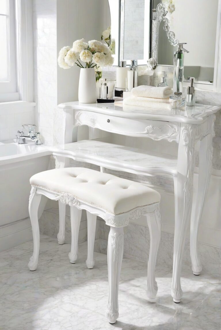 10 Vanity Stools for Bathrooms That Blend Style and Functionality
