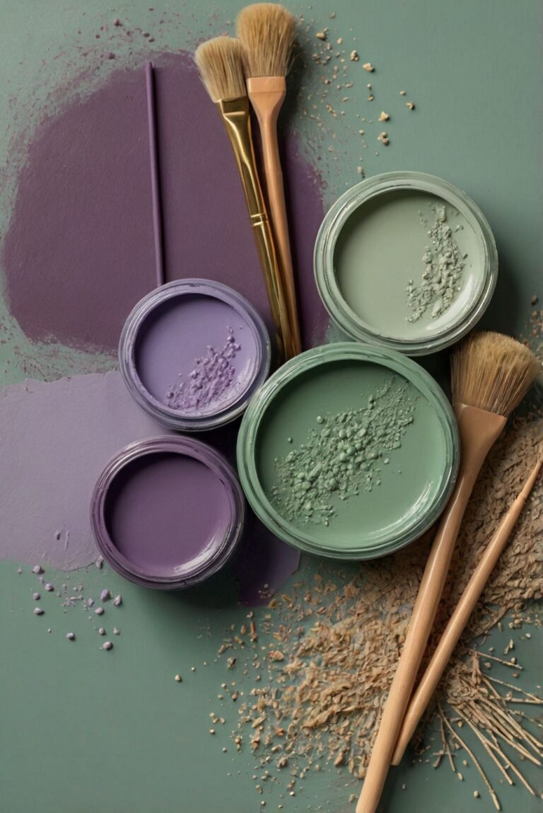 Top 5 Palettes SW colors with Jade Green and Violet for your room