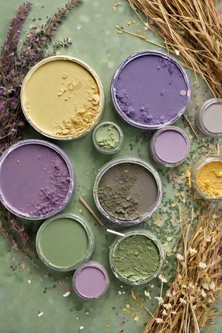 Top 5 Palettes SW colors with Moss Green and Heather Purple for your room