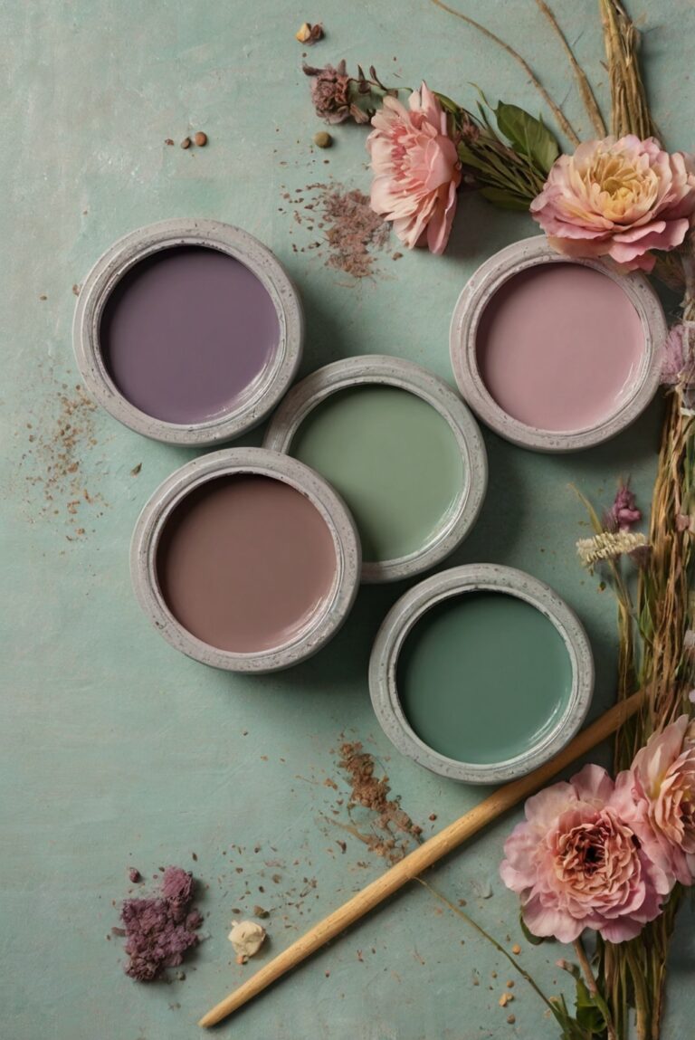 Top 5 Palettes SW colors with Sea Green and Mauve for your room