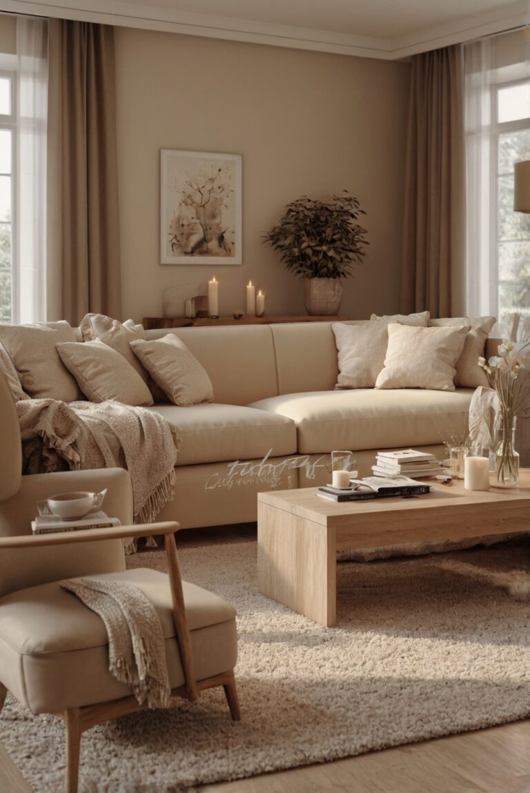 Beige Serenity: A Relaxing Ambiance for Your Home