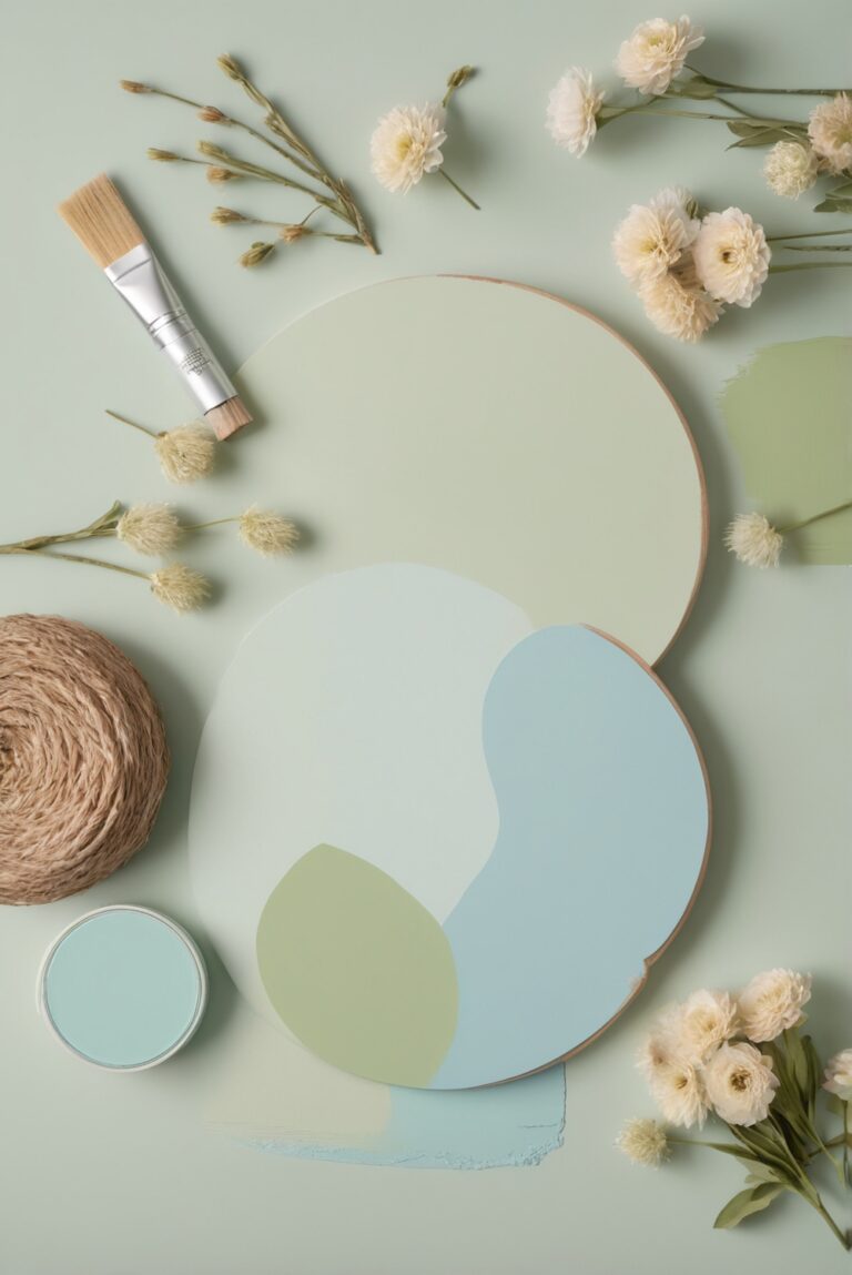 Top 5 Palettes SW colors with Pistachio Green and Mauve for your room