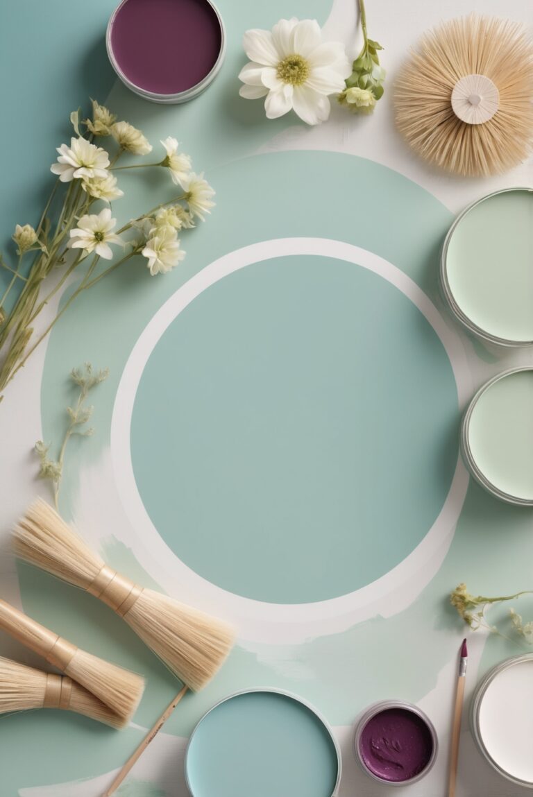 Top 5 Palettes SW colors with Sea Green and Mulberry for your room