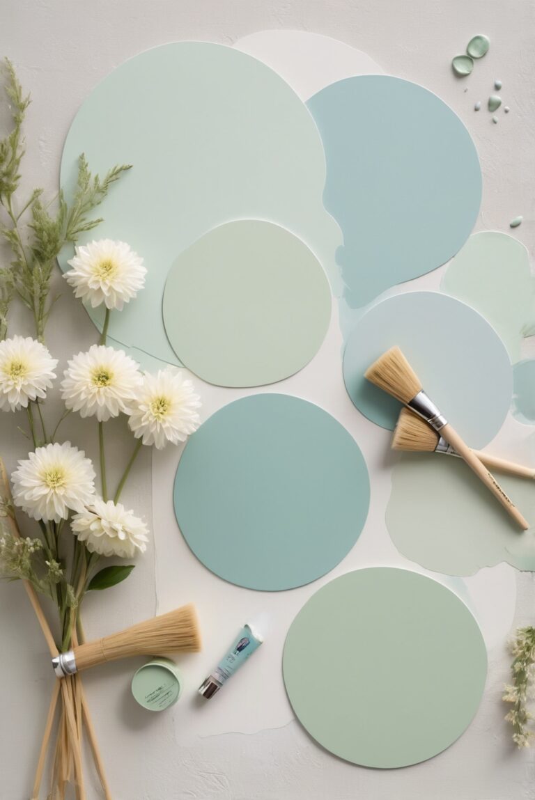 Top 5 Palettes SW colors with Seafoam Green and Amethyst for your room