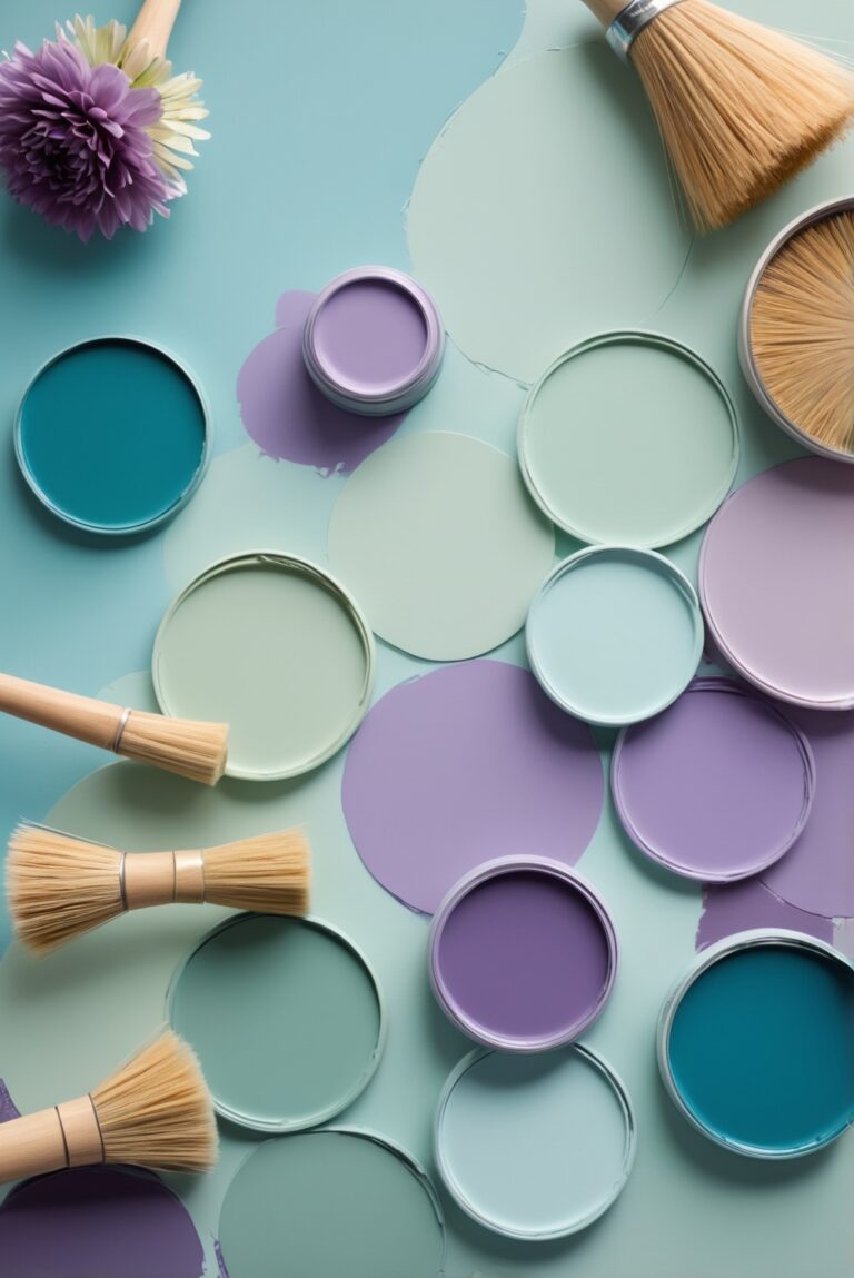 Top 5 Palettes SW colors with Teal and Royal Purple for your room