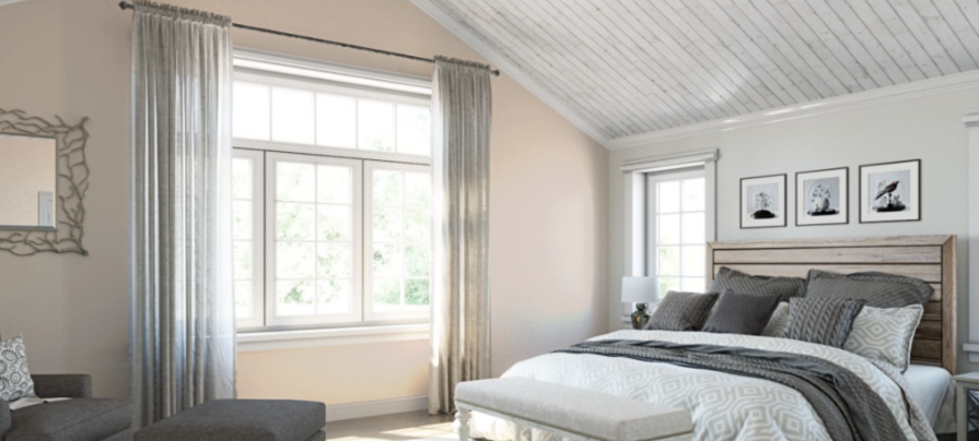 Sherwin Williams Intimate White (SW SW 6322)
A soft, warm white with subtle beige undertones, creating a cozy and inviting atmosphere. Ideal for brightening spaces while maintaining a serene, sophisticated look.