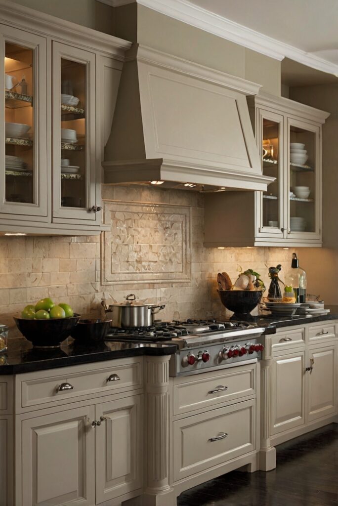 Achieving a Timeless Look: Greige Kitchen Cabinets with Black ...
