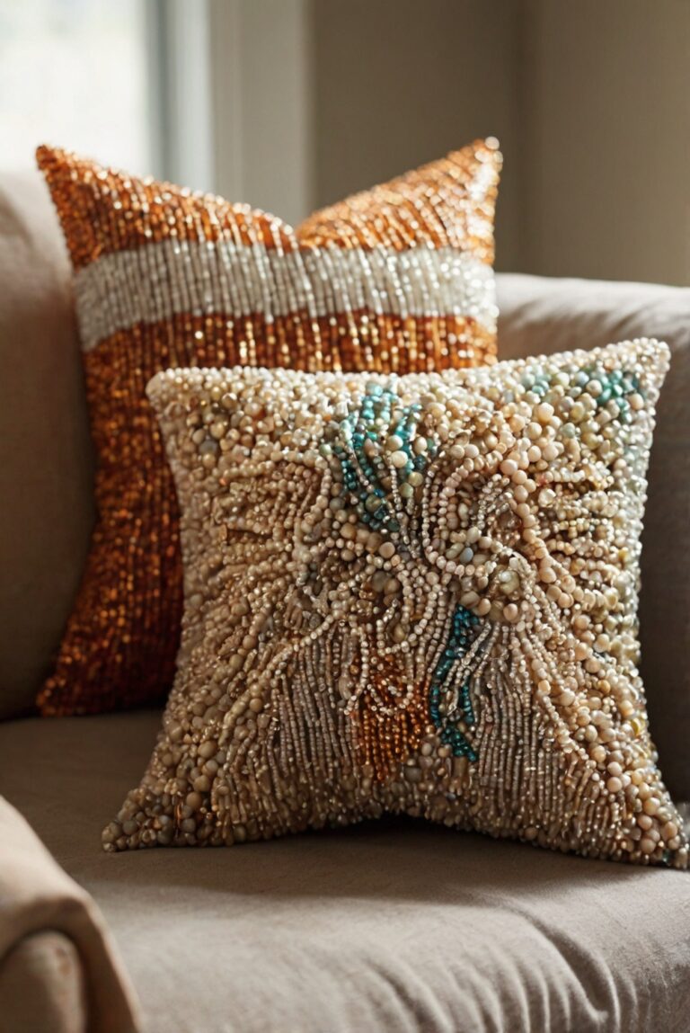 Add a Touch of Elegance with Beaded Fall Pillows: Where to Find Them