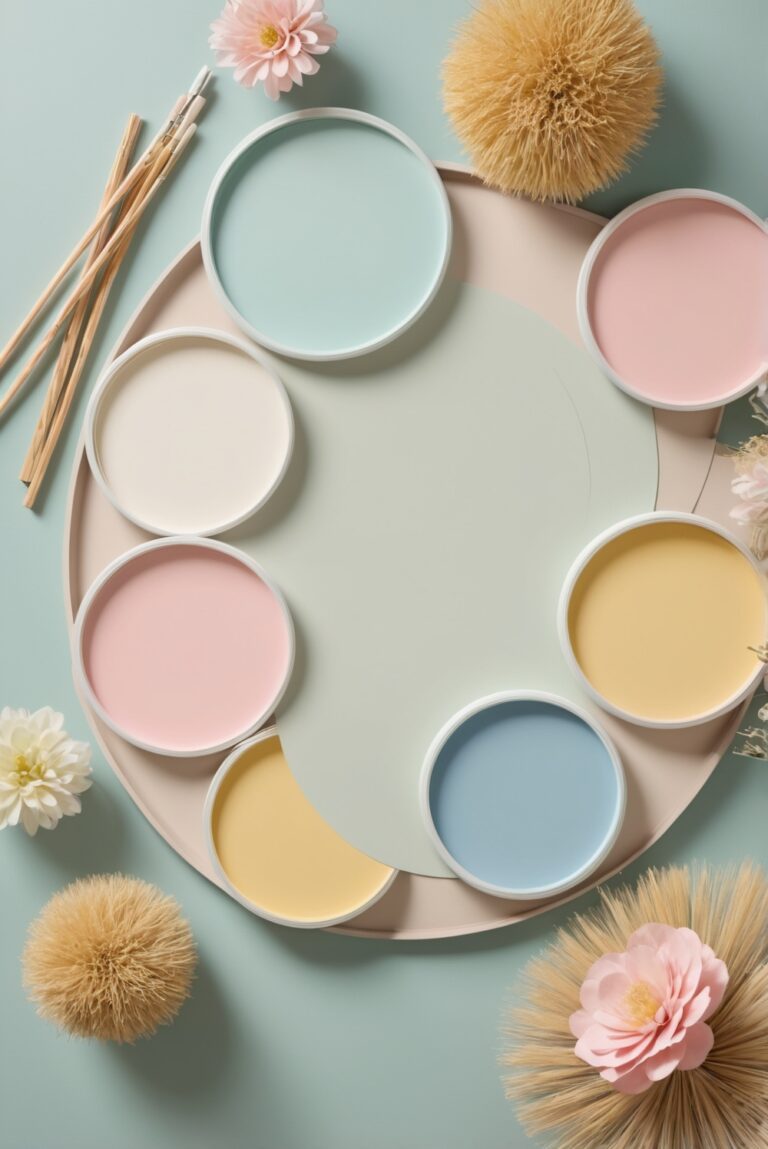 Best 5 Palettes SW colors with Buttercup Yellow and Soft Pink for your Kitchen