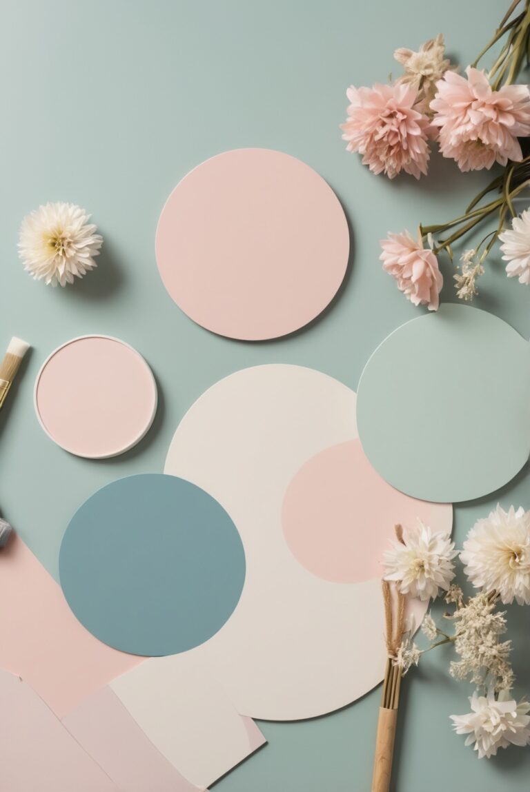 Best 5 Palettes SW colors with Coral and Soft Pink for your Kitchen