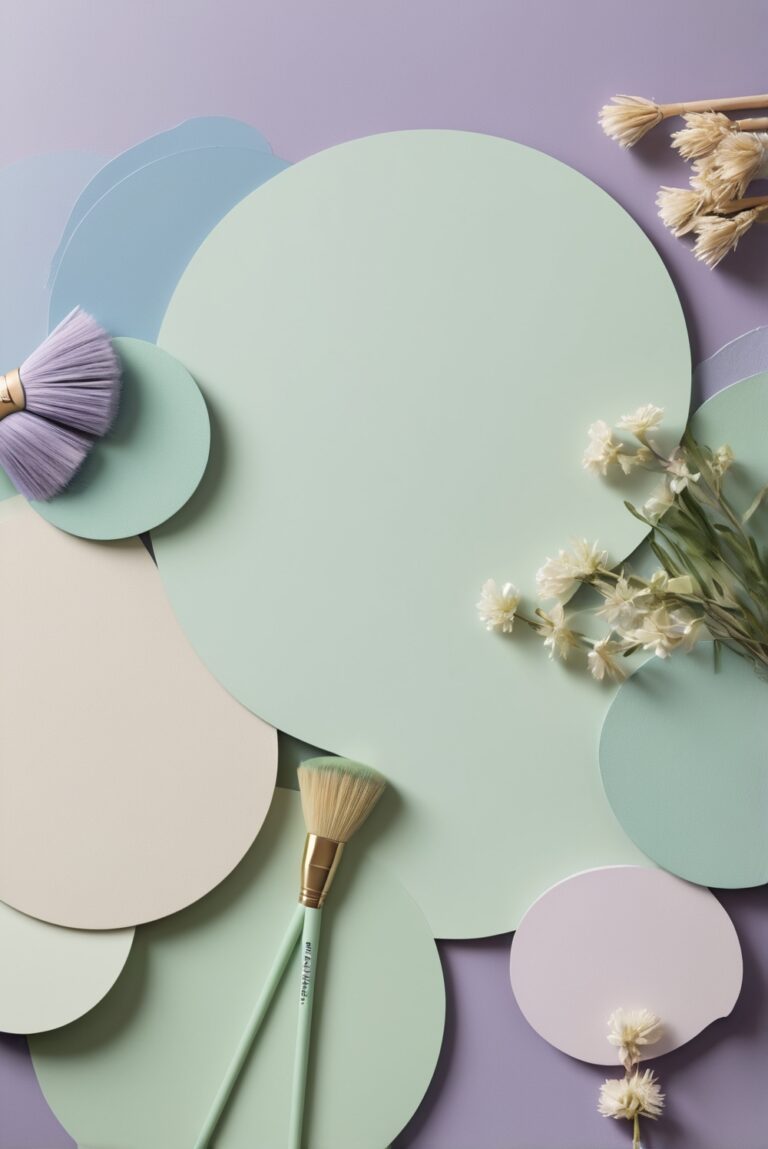 Best 5 Palettes SW colors with Lavender and Mint Green for your Kitchen