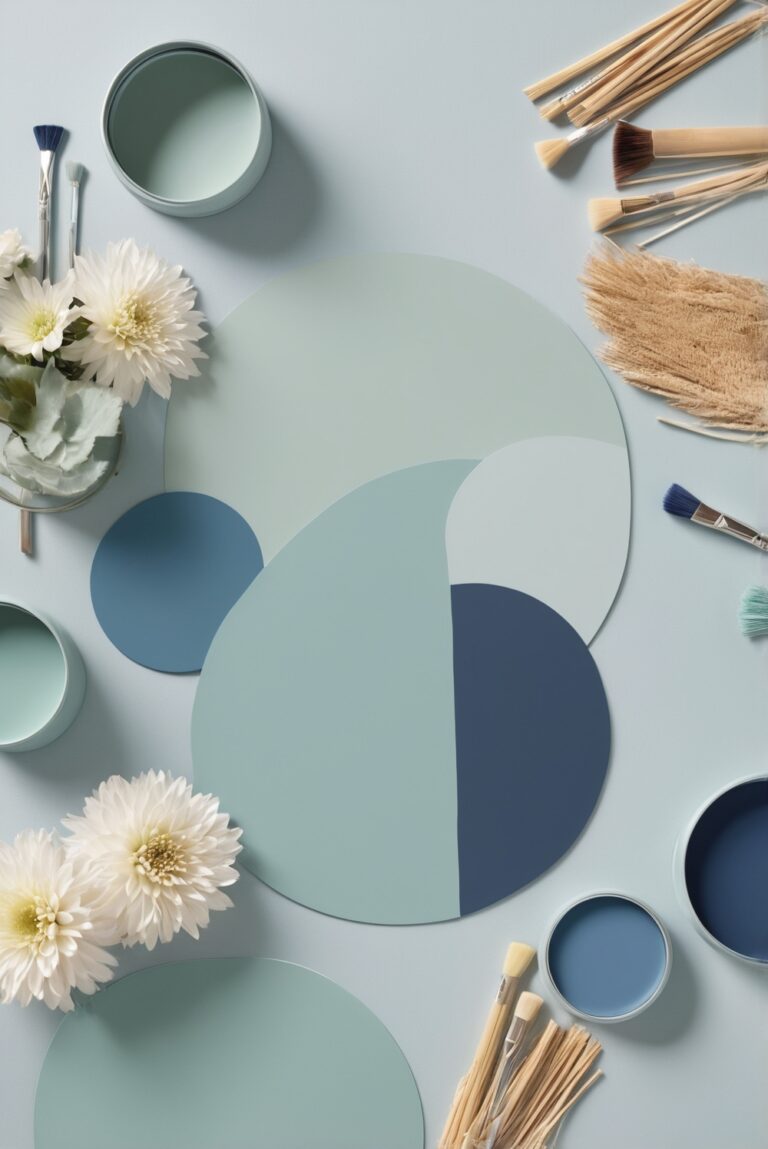 Best 5 Palettes SW colors with Silver and Indigo for your Kitchen