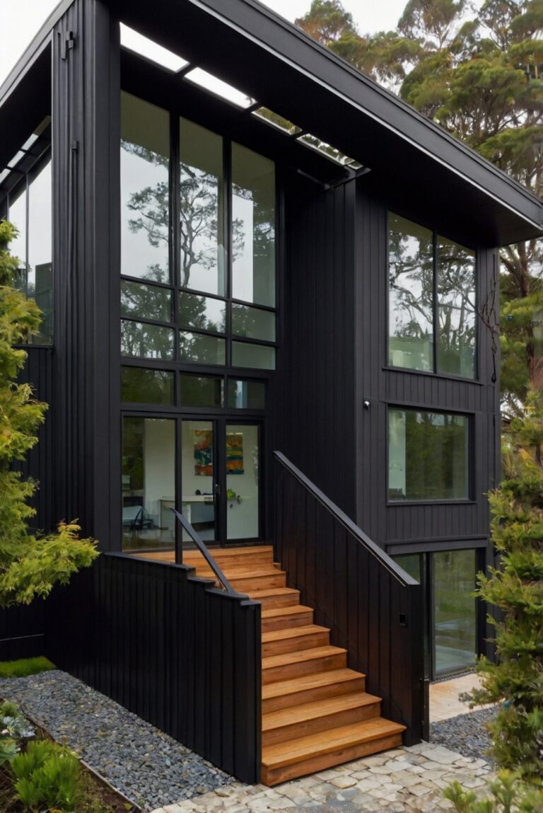 Black Roof Houses: Bold and Beautiful Exterior Ideas