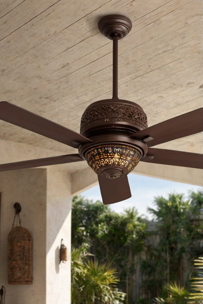 Boho Outdoor Living: Choosing the Perfect Ceiling Fan