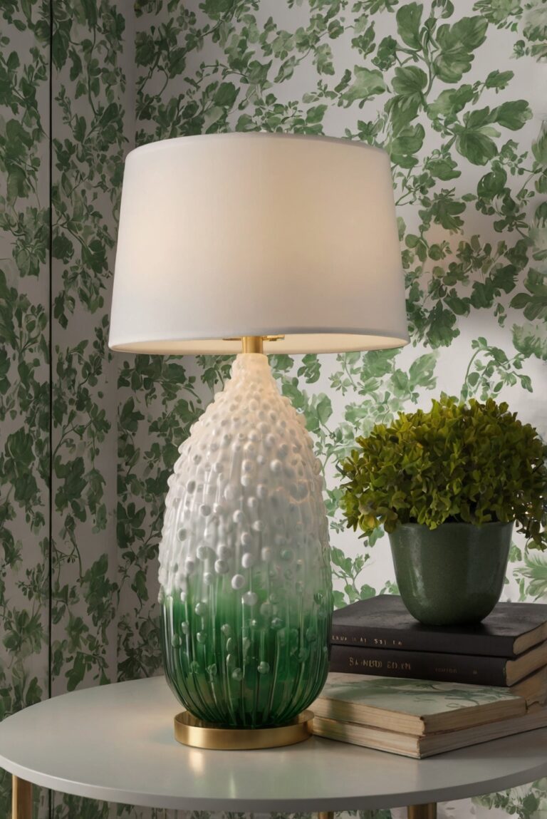 Create Whimsical Decor with Modern White and Green Accents.