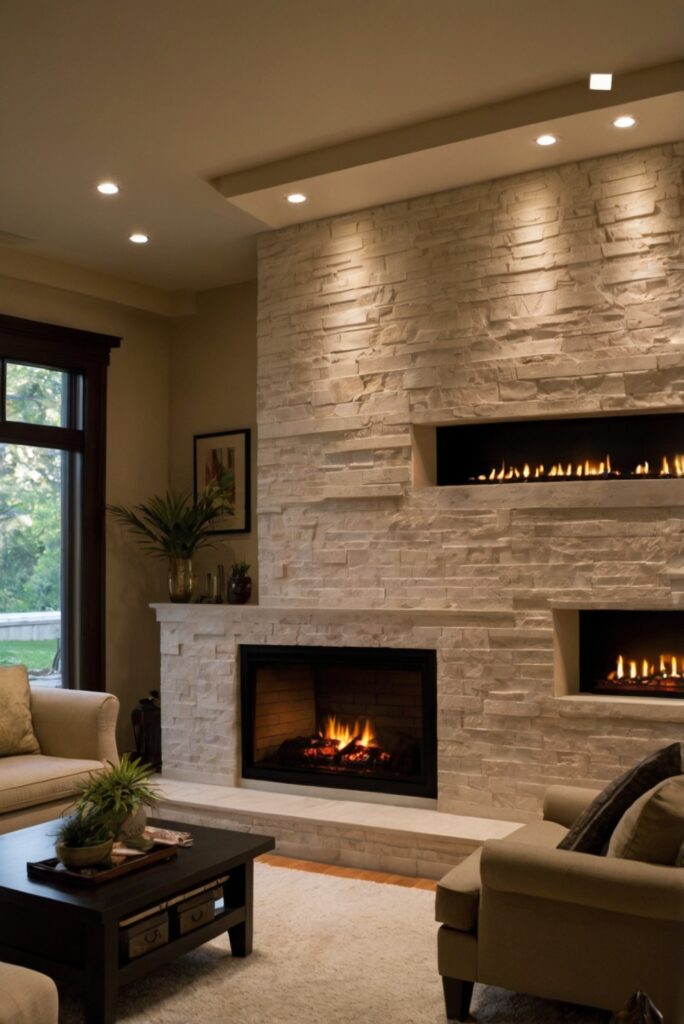 Decorating Tips: Enhancing Your TV Niche Above the Fireplace ...