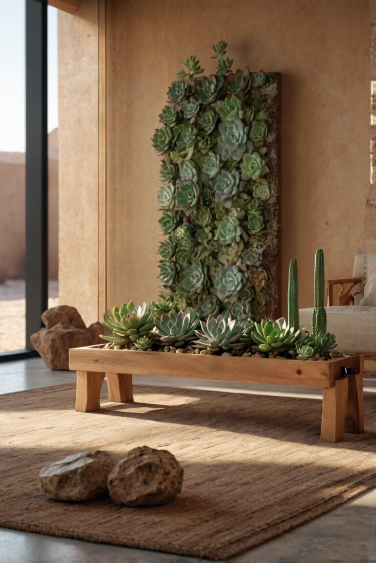 Desert Chic: Incorporating Succulent Accents for a Refreshing Atmosphere