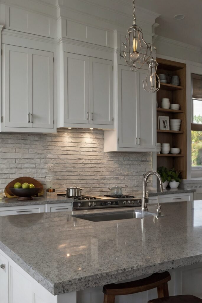 Design Tips: Pairing Grey Quartz Countertops with White Cabinets ...