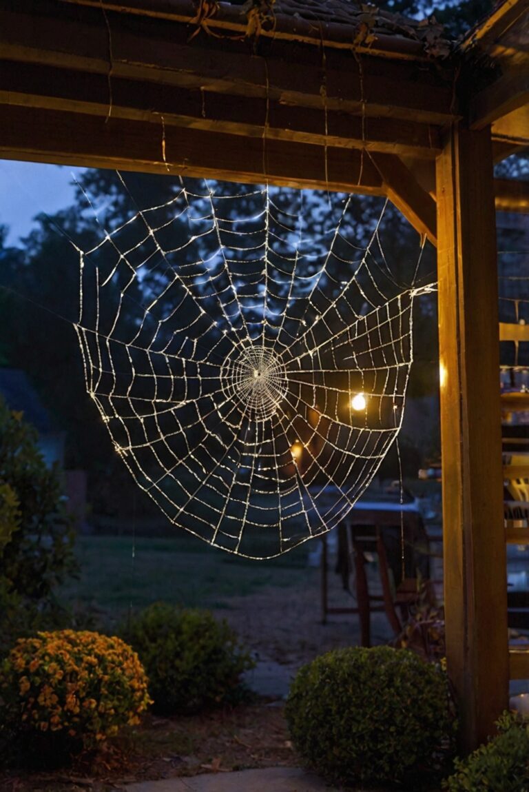 Get Spooky: How to Decorate with Big Spider Web Decorations