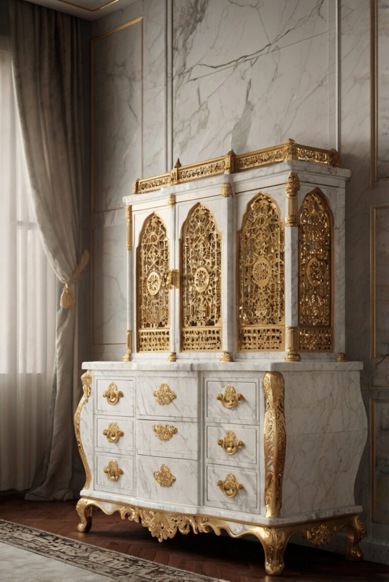 Marble Majesty Redux: Revisiting the Elegance of Taj Mahal and White Dove cabinet