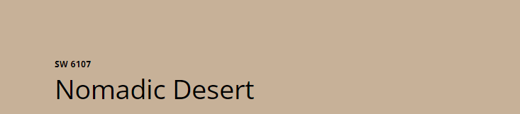 Sherwin Williams Nomadic Desert (SW 6107)
A rich, earthy brown with a hint of red, creating a warm and welcoming environment that pairs beautifully with terracotta tones.