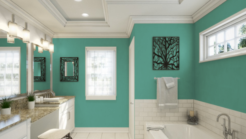 Sherwin Williams Rivulet (SW 6760)
A serene, soft blue-green with subtle gray undertones, offering a tranquil and refreshing feel. Ideal for creating a calming and elegant atmosphere in any space.