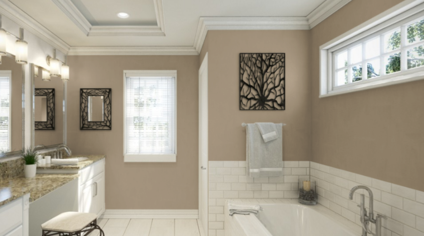 Sherwin Williams Tony Taupe (SW 7038)
A rich, warm taupe with deep gray undertones, providing a sophisticated and earthy backdrop. It adds depth and elegance, enhancing both modern and traditional spaces.