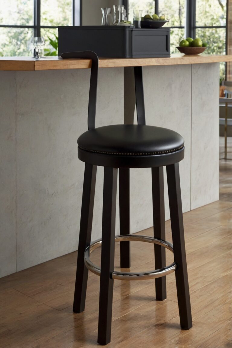 Sleek and Stylish: Black Backless Bar Stools for Your Home