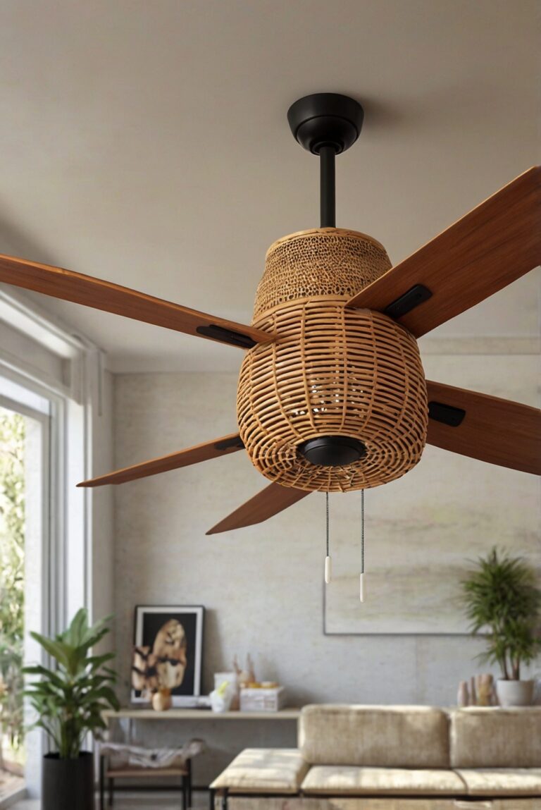 Stay Cool in Style: Rattan Ceiling Fans for Your Home