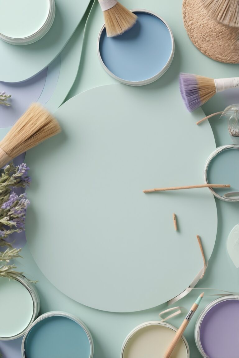 Top 5 Palettes SW colors with Mint Green and Lavender Blue for your room