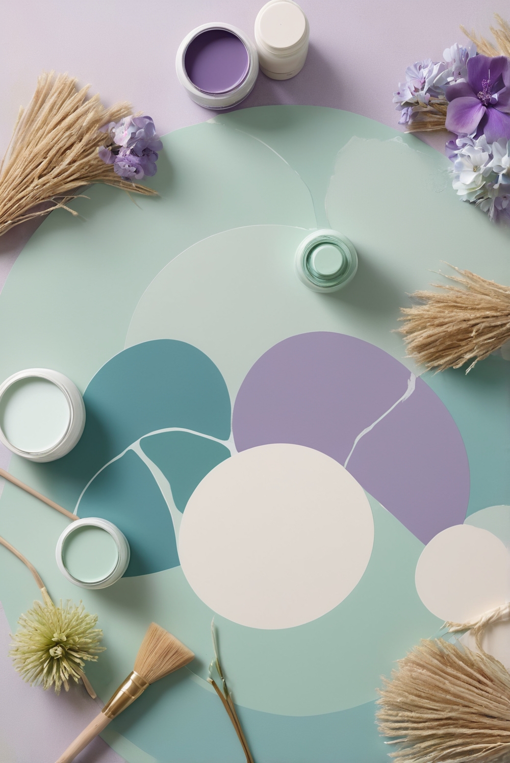 Seafoam Green Orchid Purple, Interior Design Color Palettes, Room Color Schemes, Wall Paint Colors, Home Interior Decorating, Creative Space Planning, Designer Kitchen Colors, Living Room Paint Ideas