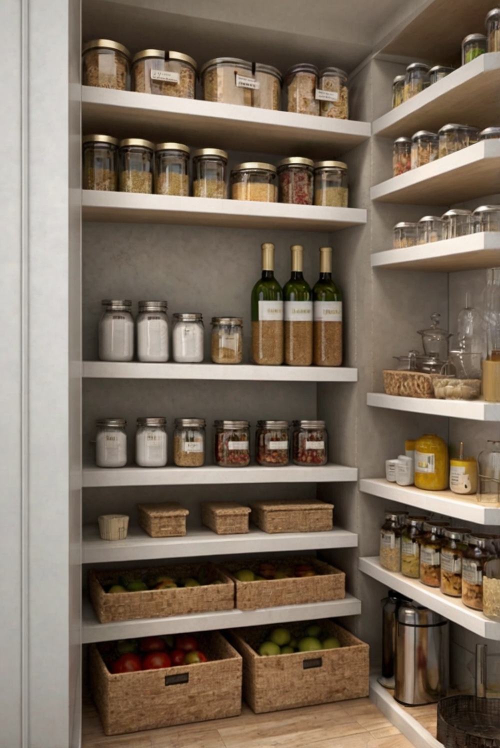 ideal space planning,interior design,walk-in pantry design,small pantry dimensions,pantry organization,pantry storage solutions,pantry shelving design