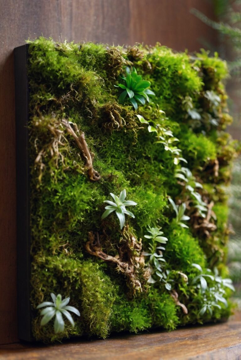 Bring Nature Indoors: A Step-by-Step Guide to Making Living Moss Wall Art