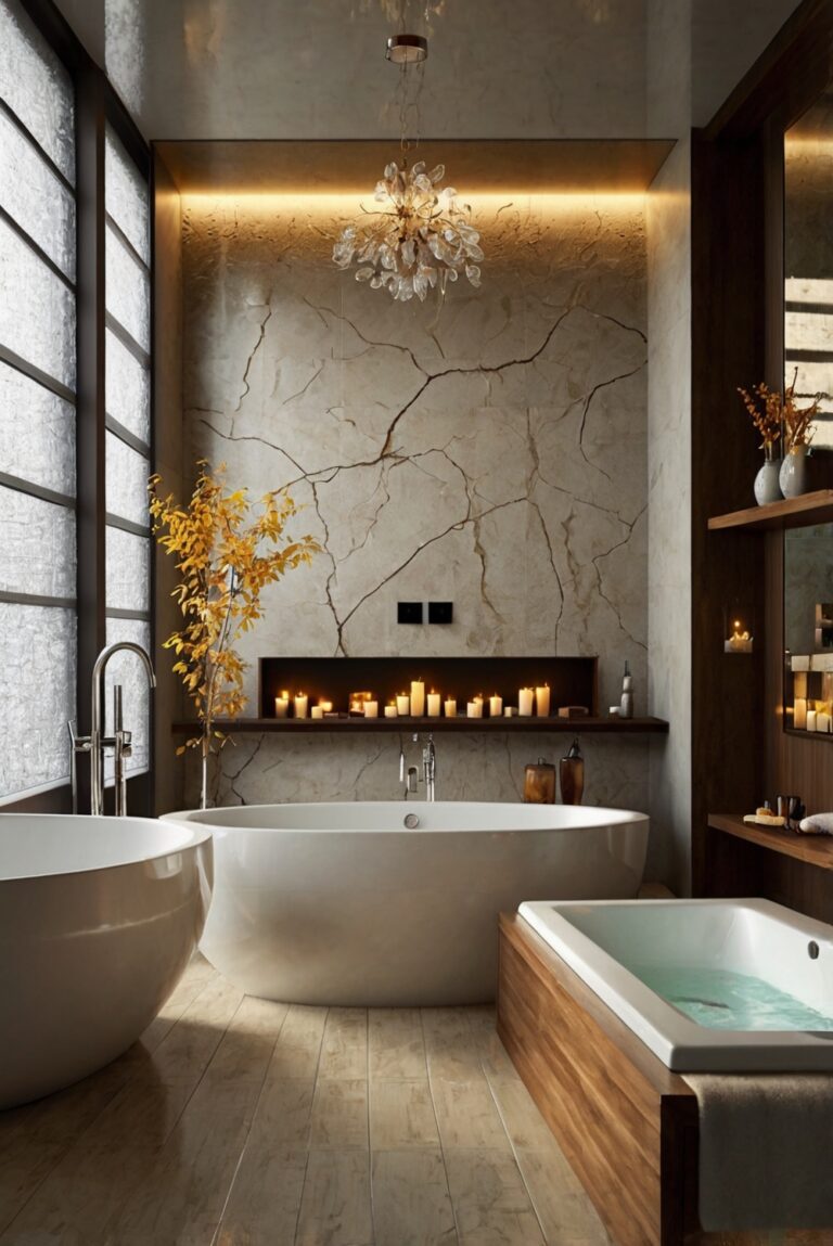 - luxury bathroom decor, fall bathroom decor, fall decor for bathroom, spa-inspired bathroom, bathroom renovation