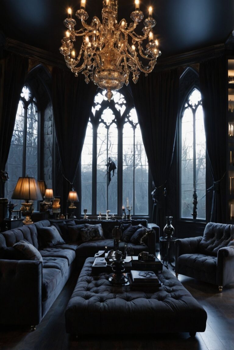 Top 5 Gothic Living Room Design Ideas: Bold Look Tips