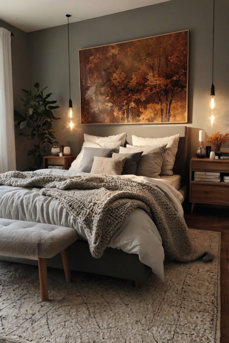 5 Cozy Fall Bedroom Design Tips