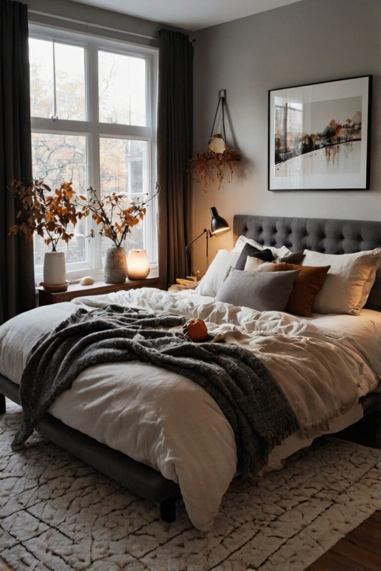 Cozy bedroom ideas, Fall bedroom decor, Home decor ideas, Fall bedroom design, Bedroom must-haves