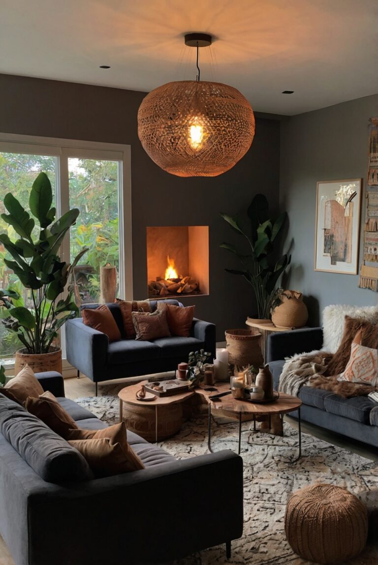 Top 5 Dark Boho Living Room Decor Ideas