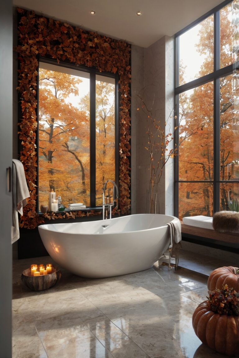 Luxurious Fall Bathroom Decor Ideas & Tips