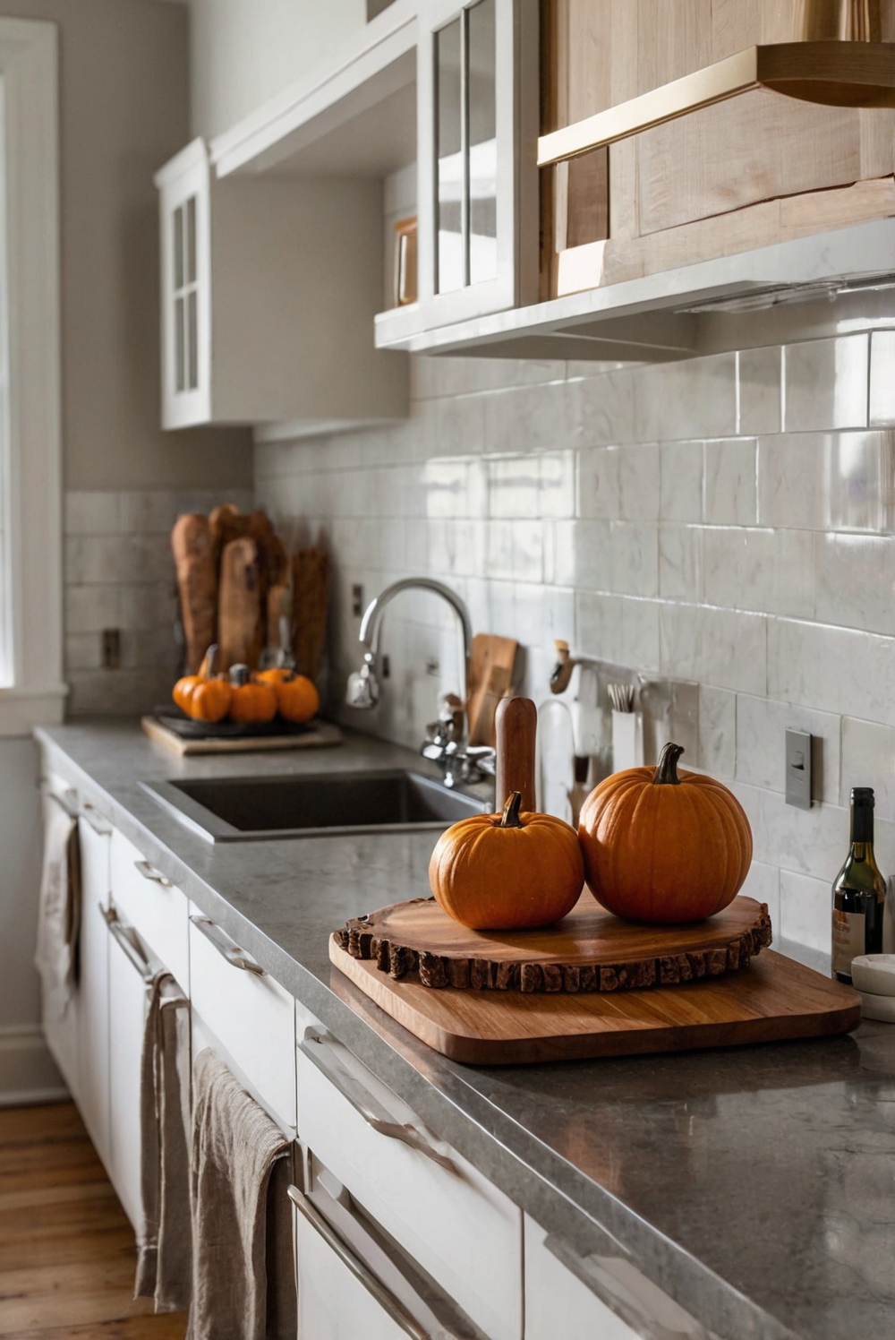 fall kitchen decor, cozy kitchen, kitchen decor ideas, fall decor, kitchen design ideas