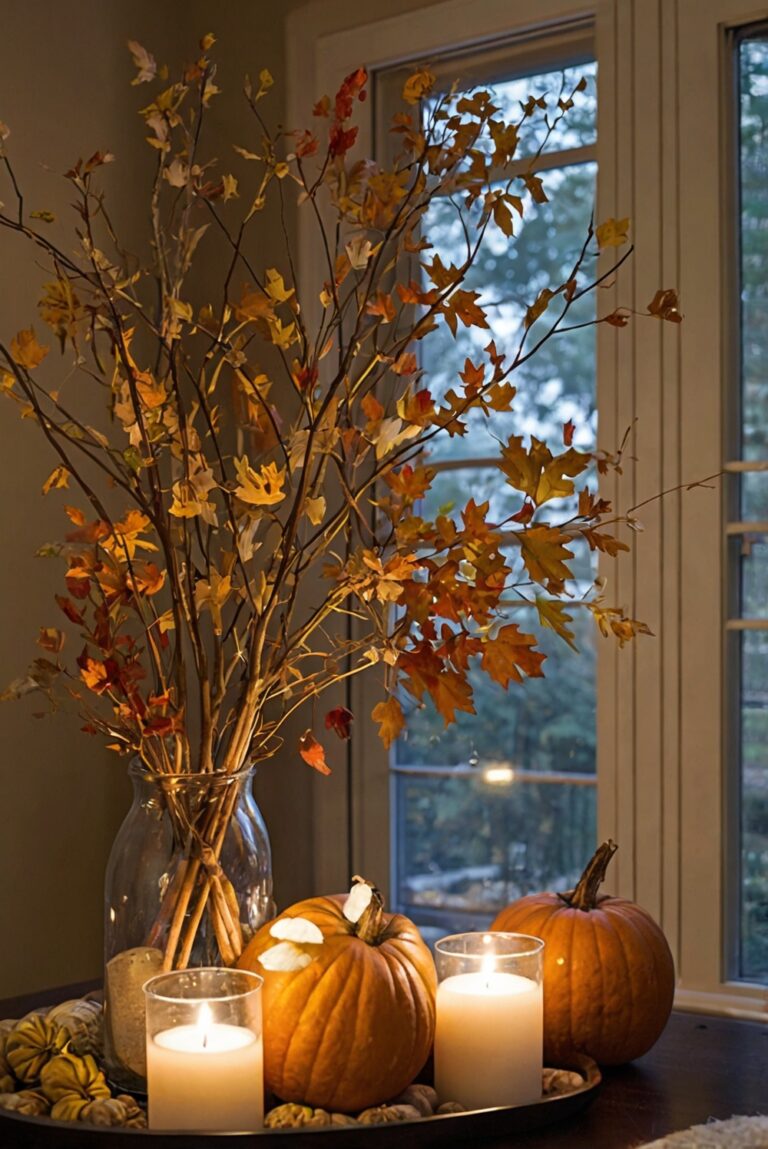 Fall Home Decor, Autumn Decorating Ideas, Cozy Living Room, Room Makeover, Fall Interior Design