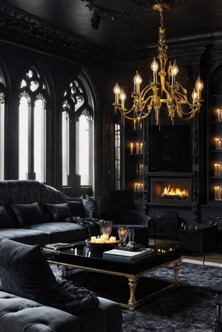 10 Gothic Living Room Ideas to Create a Bold Space