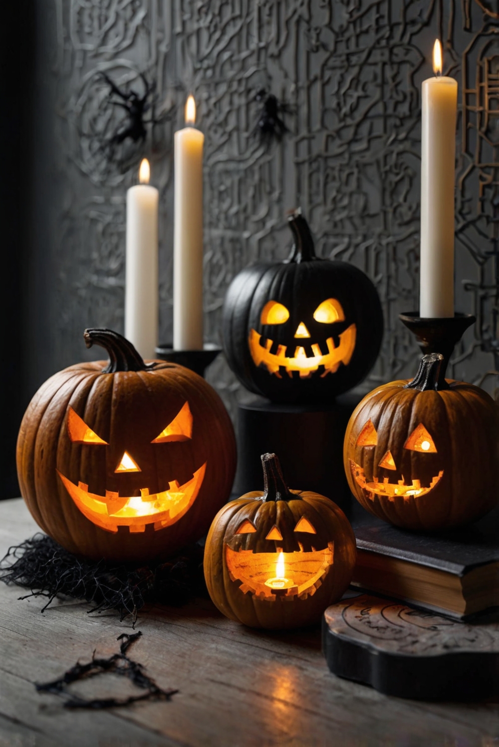 Halloween home decor, Spooky party ideas, Halloween decorating tips, Creepy Halloween theme, Spooky home accents