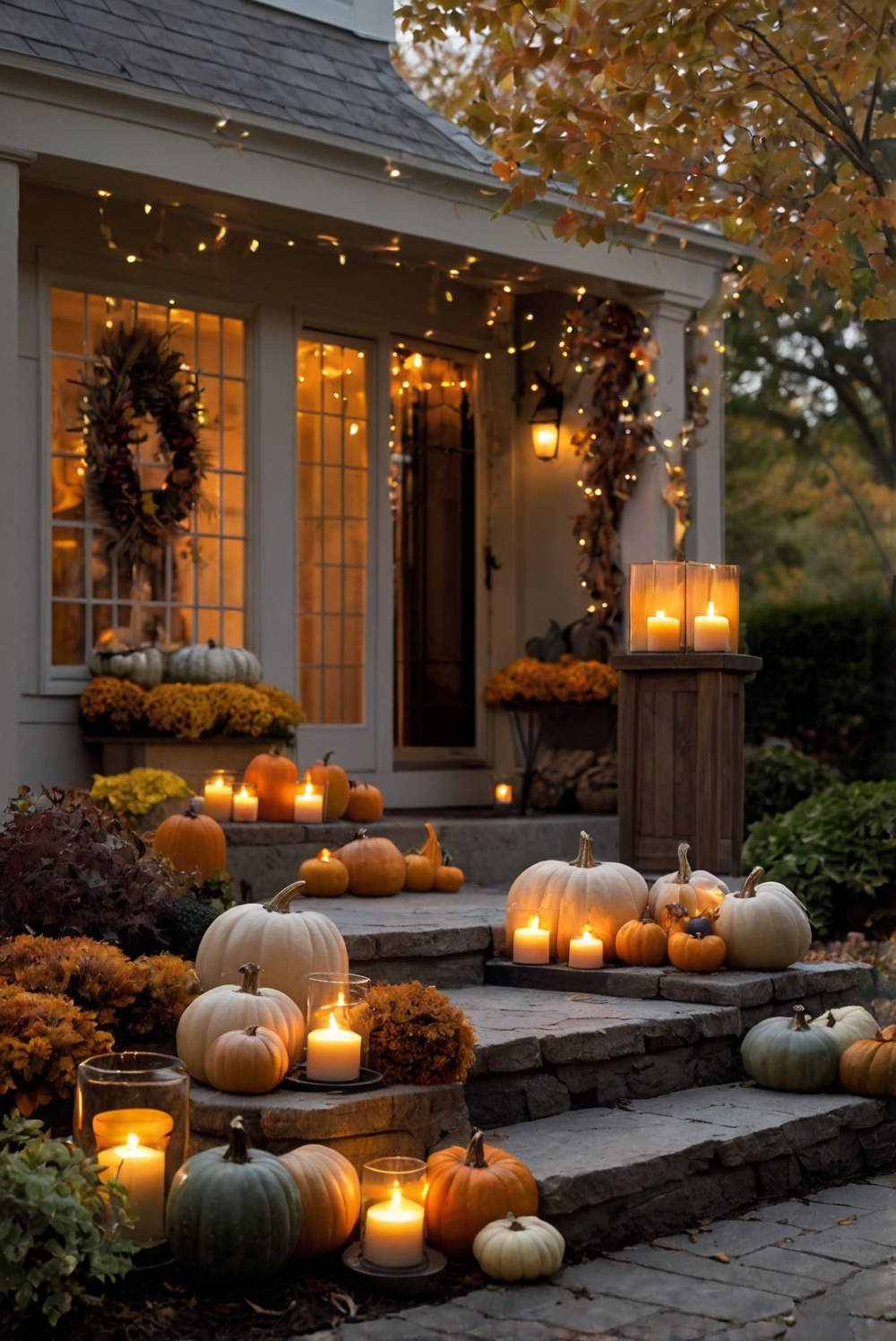 Thanksgiving Decor, Outdoor Thanksgiving Display, Festive Outdoor Display, Holiday Decor, Seasonal Decor