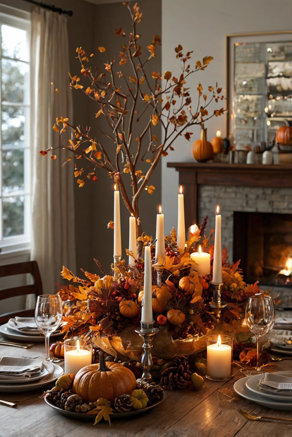 Thanksgiving room decor, Thanksgiving home decorations, Thanksgiving centerpiece ideas, Festive Thanksgiving decor, Thanksgiving table settings