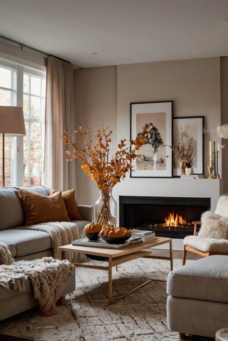 “5 Fall Living Room Decor Ideas for a Cozy Space: Tips & Tricks”