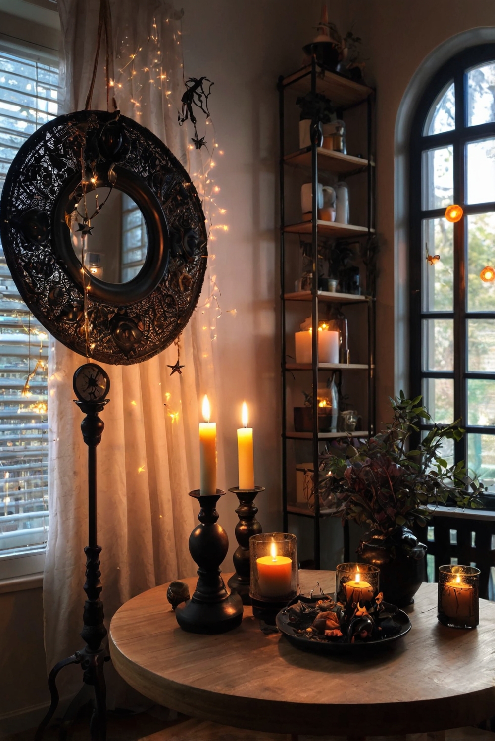 Witchy Room Decor, Cozy Home, Bohemian Aesthetic, Dark Decor, Gothic Vibes, Magical Details