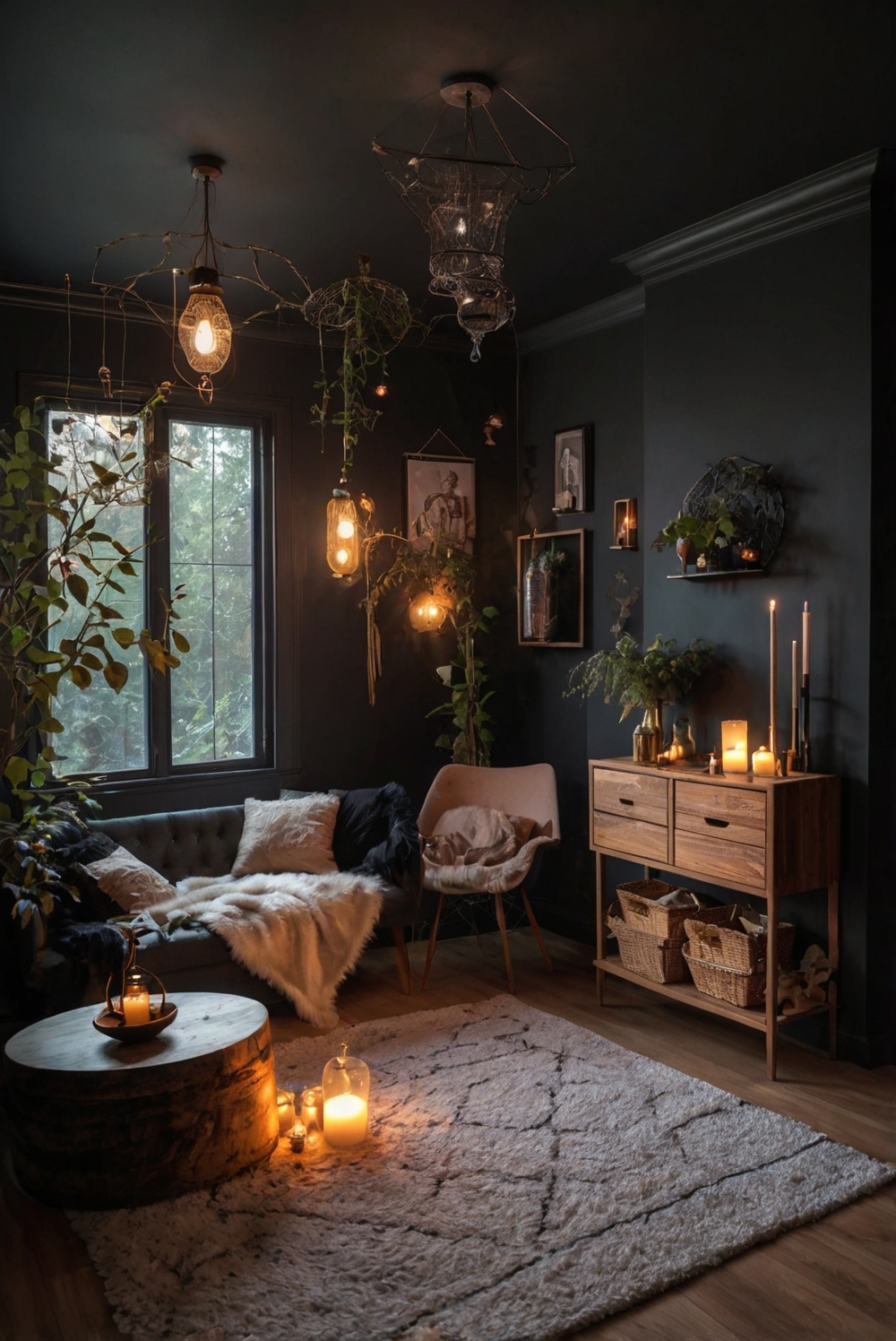 witchy room decor, witchy interior design, modern witchy decor, witchy bedroom, witchy home decor