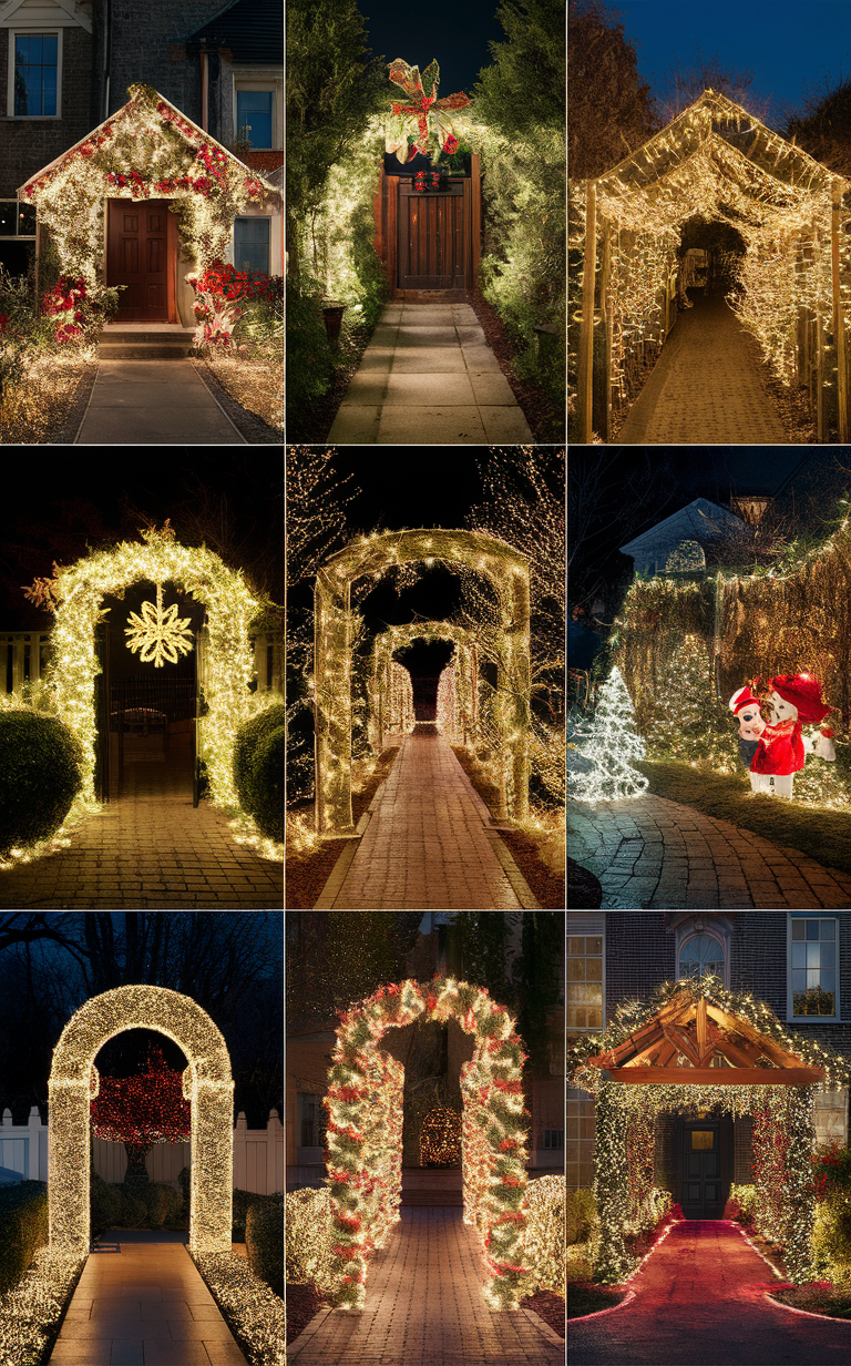 Christmas Lights, Outdoor Holiday Decorations, Festive Outdoor Lighting, Christmas Light Installation, Holiday Light Displays