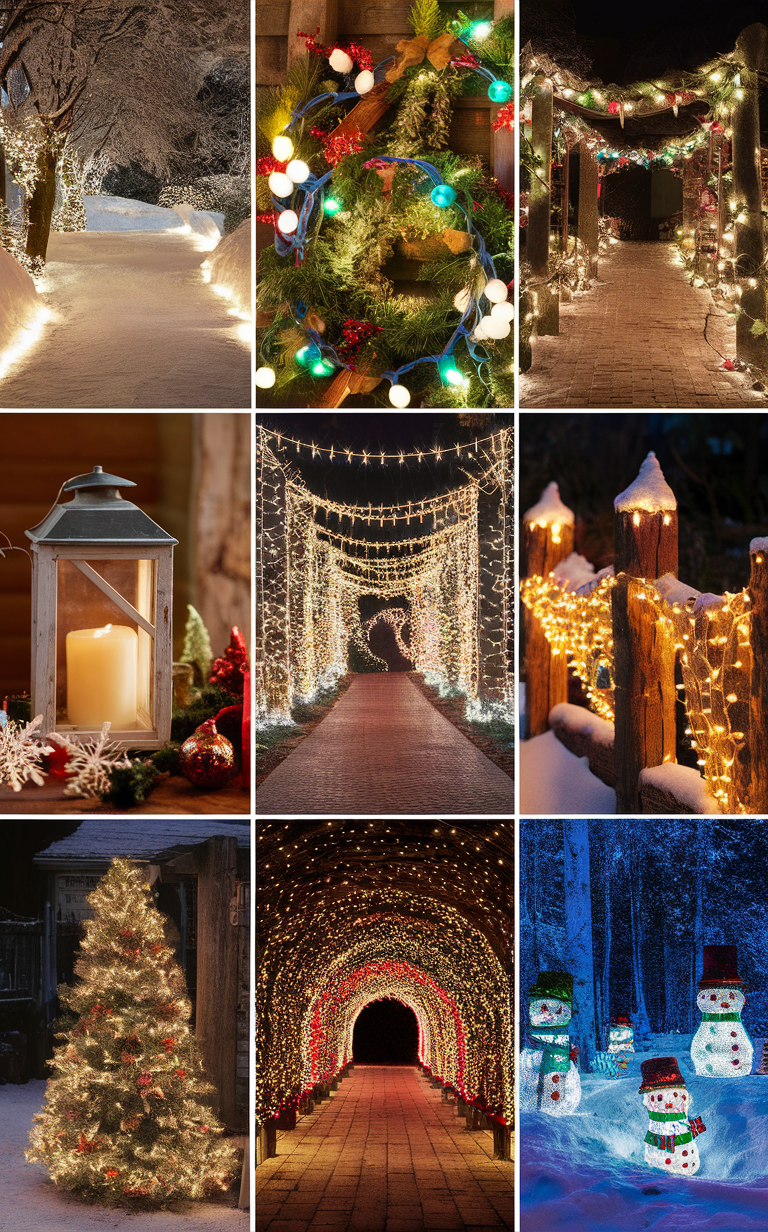 Christmas lighting, Festive lighting, Holiday decor, Outdoor illumination, Festive home decor